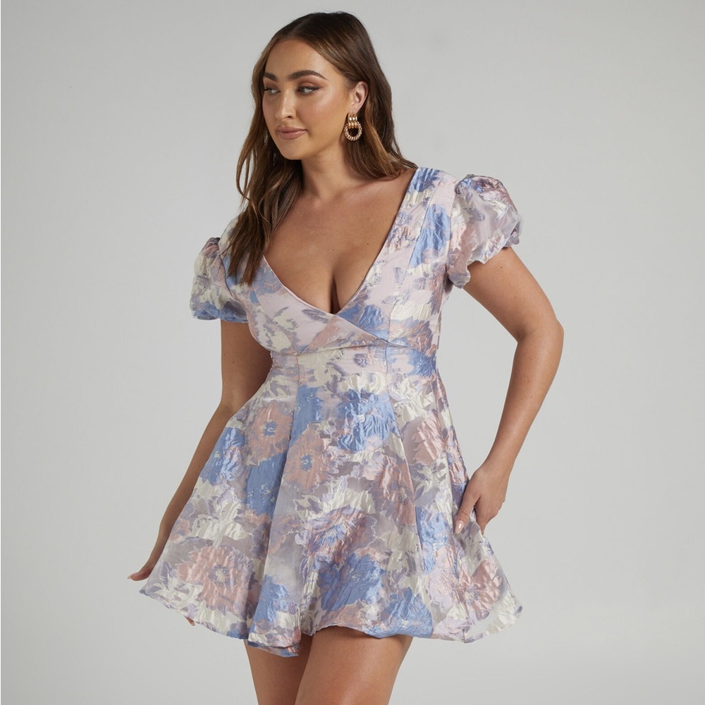 Showpo Pastel Floral Mini Dress